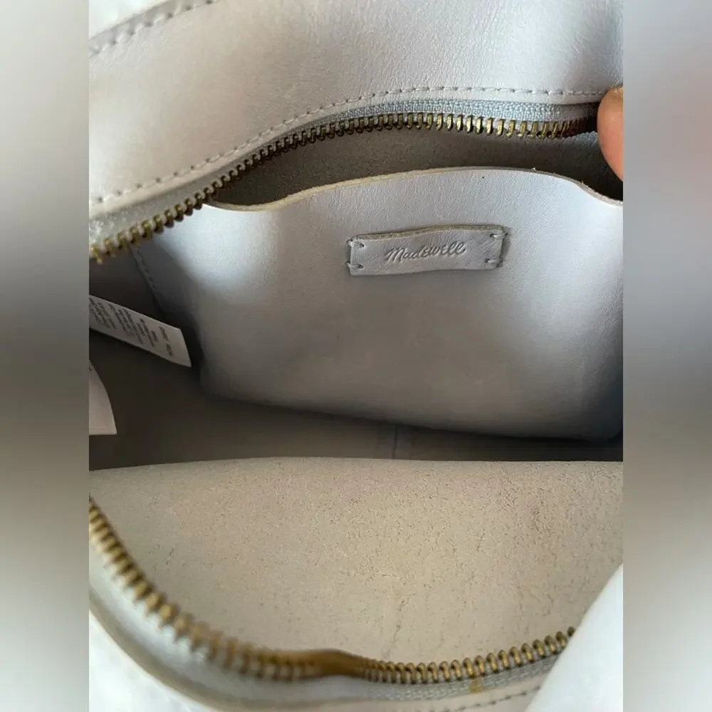 Madewell Sydney Zip-Top Crossbody Bag (dusty pool/light blue)